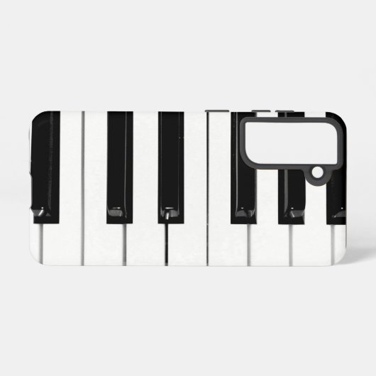 Toetsenbordtoetsen voor piano samsung galaxy hoesje (Achterkant horizontaal)