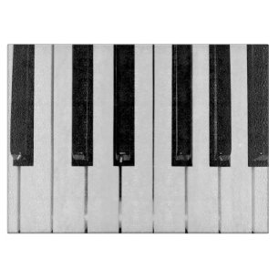 Toetsenbordtoetsen voor piano snijplank