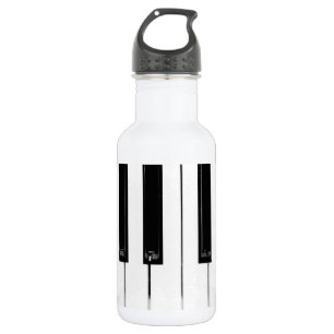 Toetsenbordtoetsen voor piano waterfles
