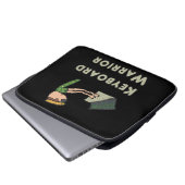 Toetsenbordwarrior Laptop Sleeve (Voorkant onderkant)