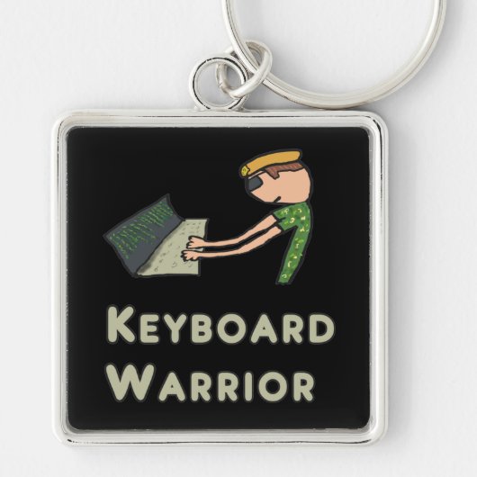 Toetsenbordwarrior Sleutelhanger (Voorkant)