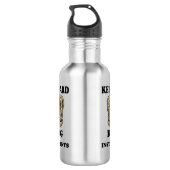 Toetsenbordweergave van instrumenten waterfles  (Achterkant)