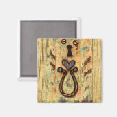 Toetsengat en hart magneet (Voorkant / Achterkant)