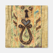 Toetsengat en hart magneet (Voorkant)