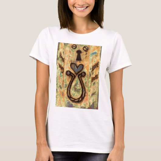Toetsengat en hart t-shirt (Voorkant)