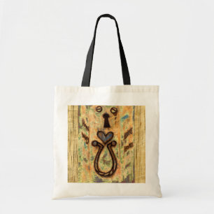 Toetsengat en hart tote bag