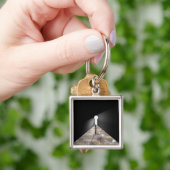 Toetsengat in de ruimte sleutelhanger (Hand)