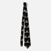 Toetsengat in de ruimte stropdas (Achterkant)