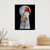 Toetsengat omhoog poster (Keuken)