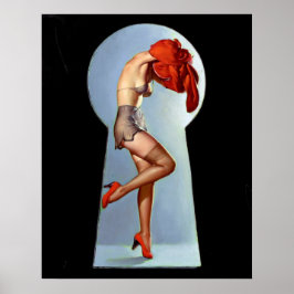 Toetsengat omhoog poster