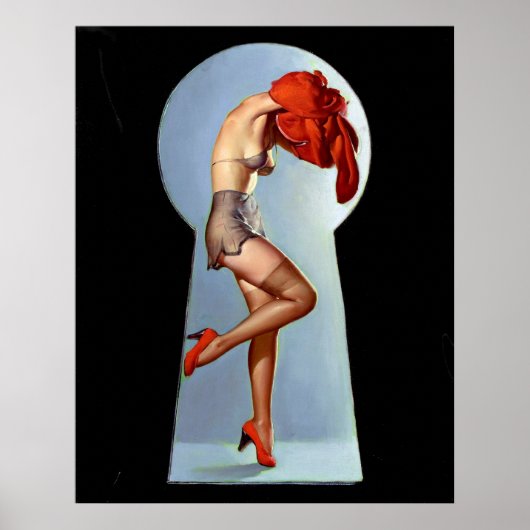 Toetsengat omhoog poster (Voorkant)