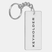 Toetsenhoudercode Sleutelhanger (Voorkant Links)