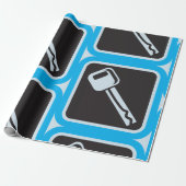 Toetsenpictogram Cadeaupapier (Uitgerold)