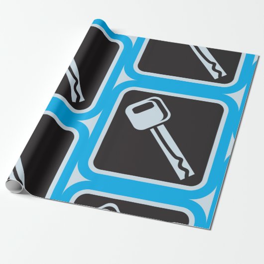 Toetsenpictogram Cadeaupapier (Uitgerold)