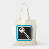 Toetsenpictogram Tote Bag (Achterkant)
