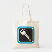 Toetsenpictogram Tote Bag (Voorkant)