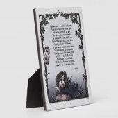 Toetst "Bright Star" Victoriaans gedicht 5x7 Art P Fotoplaat (Zijkant)