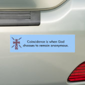 toeval - Bumpersticker (Op auto)