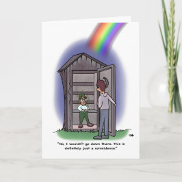 Toeval Gevouwen Wenskaart Kaart