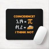 Toeval pi 3.14 Wiskunde woordspeling mathlete Wisk Muismat (Met muis)