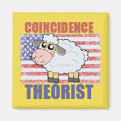 Toeval Theorist Schaap - Koelkast Magnet (Voorkant)