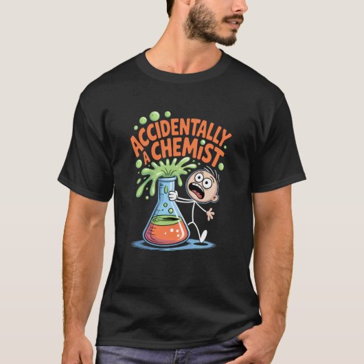 Toevallig een scheikundige Funny Science scheikund T-shirt (Voorkant)