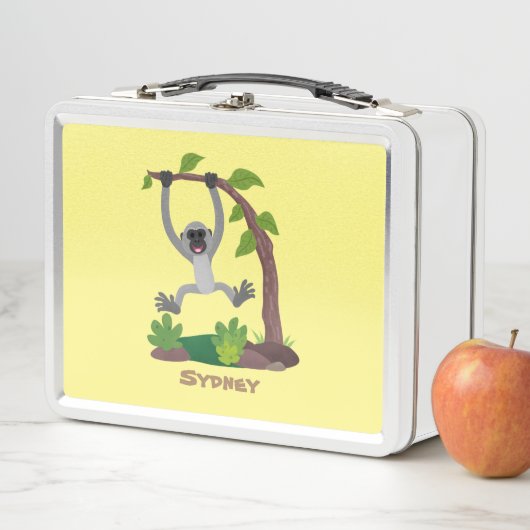 Toevallige afbeelding van de gibbon-cartoon (In situ)