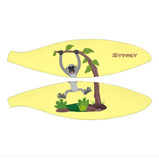 Toevallige afbeelding van de gibbon-cartoon basketbal (Panelen)