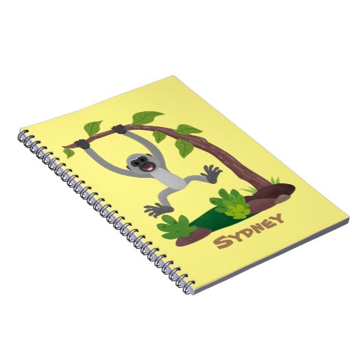 Toevallige afbeelding van de gibbon-cartoon notitieboek (Rechterzijde)
