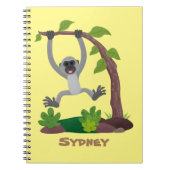 Toevallige afbeelding van de gibbon-cartoon notitieboek (Voorkant)