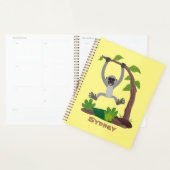 Toevallige afbeelding van de gibbon-cartoon planner (Display)