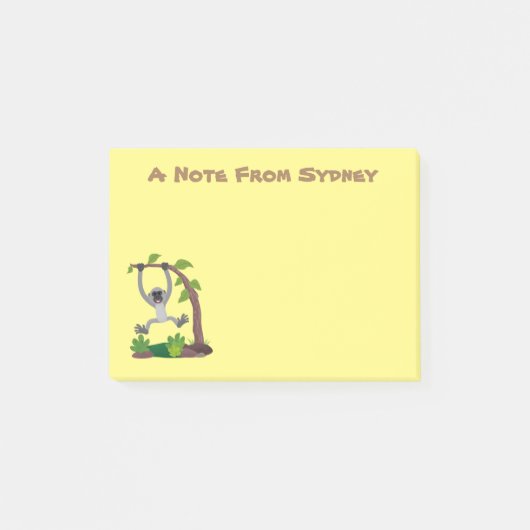 Toevallige afbeelding van de gibbon-cartoon post-it® notes (Voorkant)