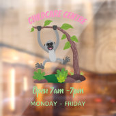 Toevallige afbeelding van de gibbon-cartoon raamsticker (Vel 2)