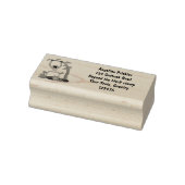 Toevallige afbeelding van de gibbon-cartoon rubberstempel (Stempel)