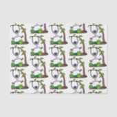 Toevallige afbeelding van de gibbon-cartoon tissuepapier (Voorkant)