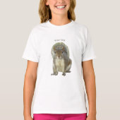 Toevallige eekhoorn persoonlijk personaliseren t-shirt (Voorkant)