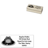 Toevallige groene kikker cartoon illustratie rubberstempel (Gestempeld)