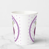 Toevallige illustratie van de paarse bietenteelt papieren bekers (Links)