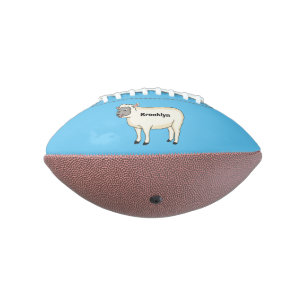 Toevallige schaapse cartoon american football
