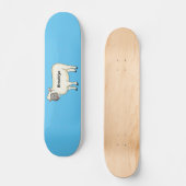 Toevallige schaapse cartoon persoonlijk skateboard (Voorkant)