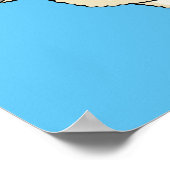 Toevallige schaapse cartoon poster (Hoek)