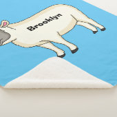 Toevallige schaapse cartoon sherpa deken (3/4)