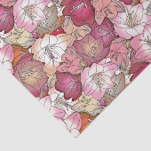 Toevalpapier voor Bourgogne en roze hibiscus Tissuepapier (Detail)