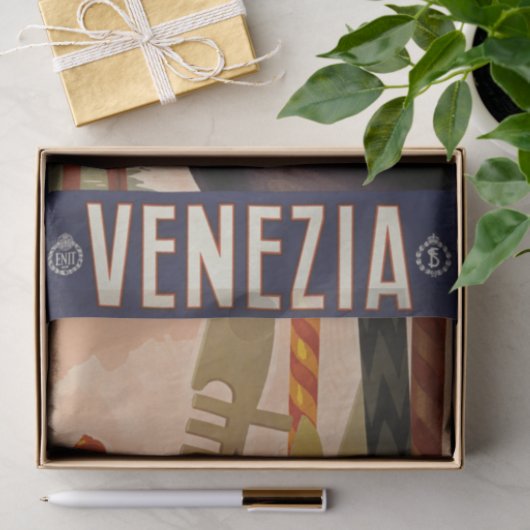 Toevalpapier voor reisposter Venezia Tissuepapier (Geschenk)