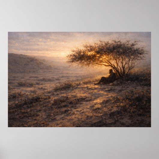 Toevlucht en Kracht | Landschapskunst | Poster (Voorkant)