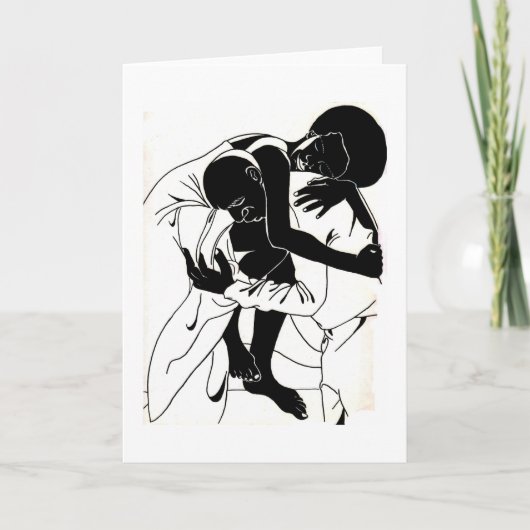 Toevlucht in je armen Kaart (Voorkant)