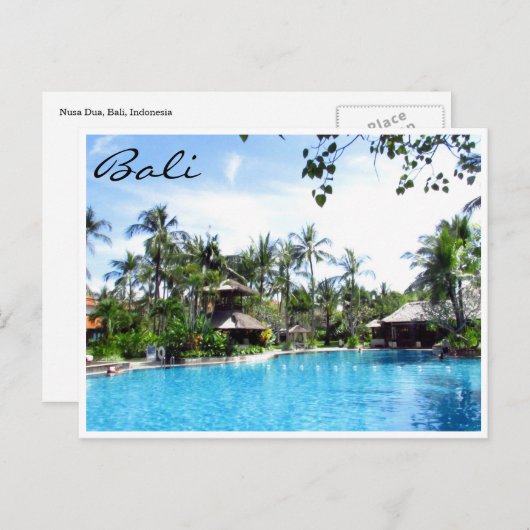 toevlucht tot nusa dua briefkaart (Voorkant / Achterkant)