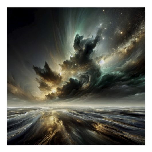 Toevlucht tussen sterren en Stormen Perfect Poster (Voorkant)