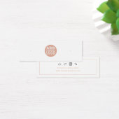 Toevoegen Business Logo Stud Oorbellen Display Kaa Mini Visitekaartjes (Bureau)