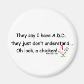 TOEVOEGEN Humor kippen Magneet (Voorkant)